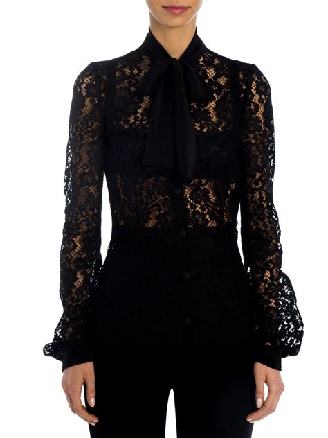 dolce gabbana blouses|dolce and gabbana lace top.